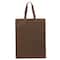 JAM Paper Large Chocolate Brown Matte Heavy Duty Kraft Gift Bags, 3ct.